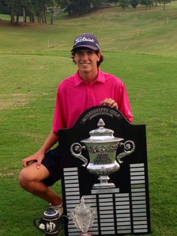 Rising 10th-grader Charlie Miller shot 5 under par to win the 2014 Mississippi Junior Amateur Golf Championship on August 1.