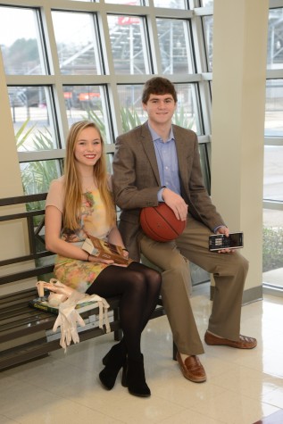 Most Versatile: Ben Clark and Caroline Jones  (photo courtesy of Mr. Hubert Worley)