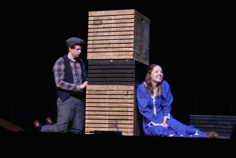Claire Parish and John William Creel play Frankie and Davey in "The Voice of the Prairie." (Photo by Megan Dallas)