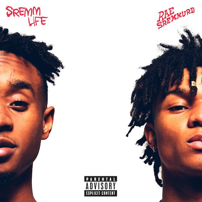 The cover for Sremmlife with Slim Jimmy on the left and Swae Lee on the right.
