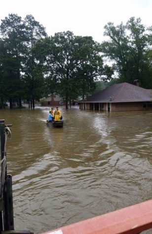 Flooding in Louisiana. Photo courtesy of Julia Sumrall.