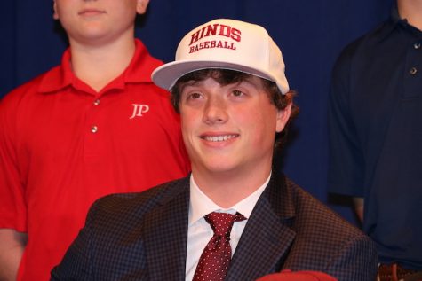 Hinds Community College Baseball commit, Greg Oden. Photo by Stewart McCullough