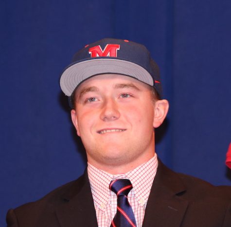 Ole Miss Baseball commit, Matthew Myers. Photo by Stewart McCullough