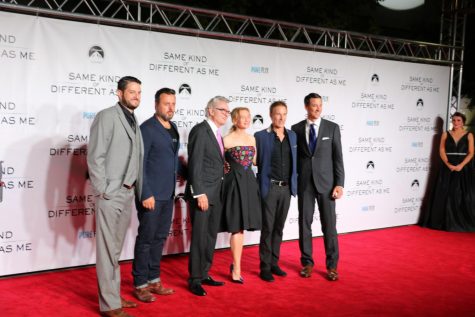 Producers and stars line up for the red carpet. Photo by Stewart McCullough. 