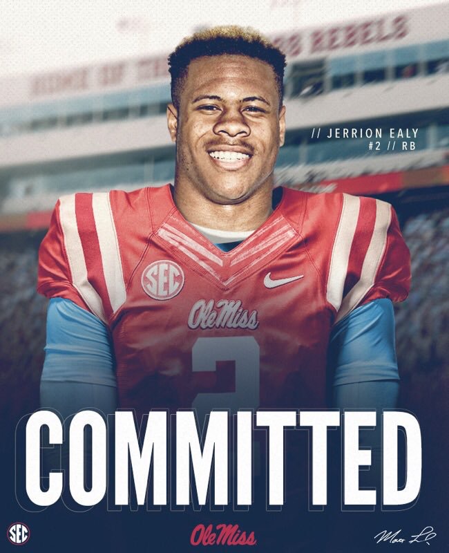 Prep star Jerrion Ealy commits to Ole Miss for football, baseball