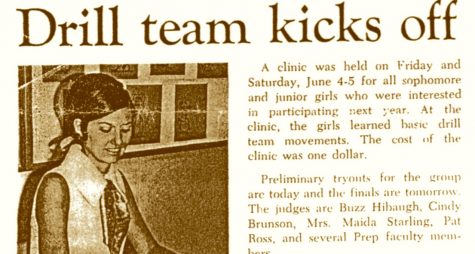 FROM THE ARCHIVES (Vol. 1, No. VII – June 1971): “Drill team kicks off”