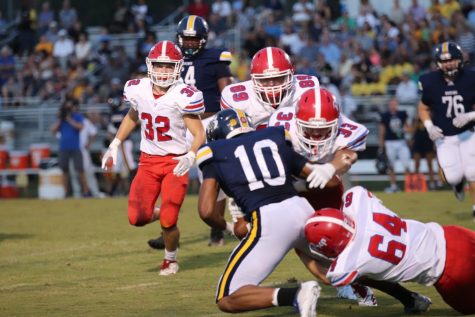 Patriots storm past the St. Joseph Bruins 59-10