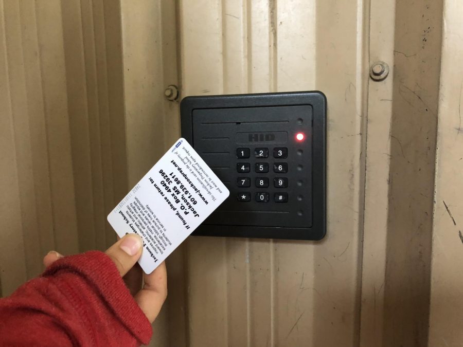 Card access helps secure buildings.