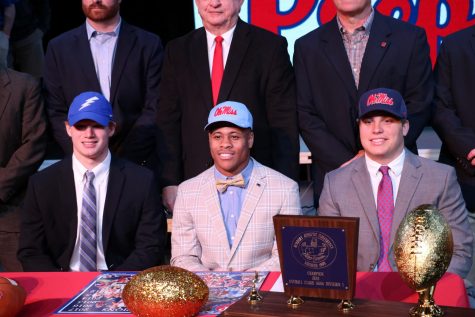 Three Patriots put pen to paper on National Signing Day