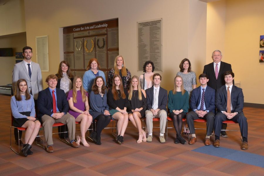 Prep’s 2019 STAR Students  and their STAR Teachers: (Left to right) Anna Katherine Coope withCoach John Haberman,  Alex Gibbs and Abigail Pittman with Ms. Kimberly Reedy, Catherine Watson with Ms. Marsha Hobbs, Genevieve Hurst with Coach Cory Caton, Mackenzie Nichols and Edwin Griffis with Ms. Anna Griffin, Eliza Burnham and Andrew Wasson with Ms. Kimberly Van Uden, and Charlie Ott with Coach Ricky Black.
