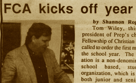 FROM THE ARCHIVES (Vol. XXIII, No. 1 - Oct. 1992): "FCA kicks off year with breakfast"