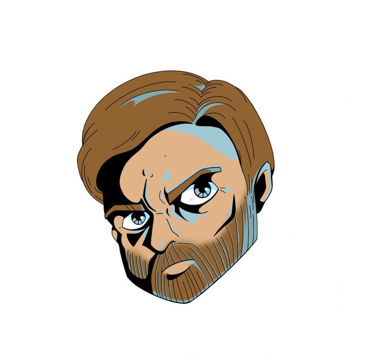 The head of the all powerful Obi Wan Kenobi, the best character from the Star Wars prequels.