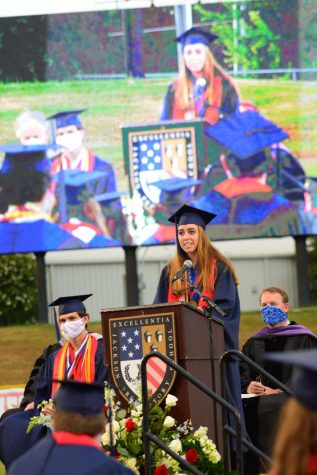 Class of 2020 sent off with fireworks at outdoor graduation
