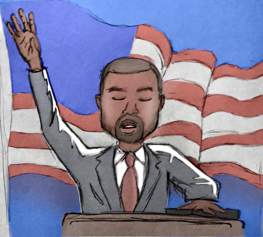How Likely really is Kanye West to be elected in 2020?  illustration by Alex Roberson