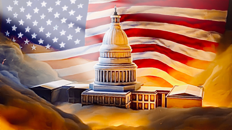 The Capitol, a symbol of American democracy and strength was assaulted by Trump supporters on January 6.  Graphic by Alex Roberson